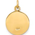 thumbnail image 5 of 14K Yellow Gold Holy Trinity Medal Charm (16 X 11.5) Made In United States xr371, 5 of 6