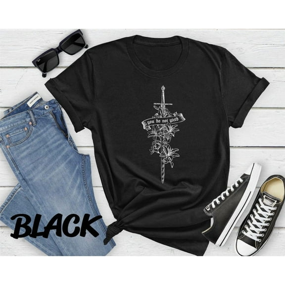 You Do Not Yield Shirt, Acotar Merch Shirt, Kingdom Of Ash Shirt, Acator Shirts,Bookish Gifts, Bookish Sweater, Throne Of Glass Sweatshirt TSHIRT All Size S-5XL