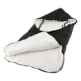 thumbnail image 3 of dormir para bebé suave y cálid de dormir para cochecit de dormir Cojín Gris Negro Sunnimix Envoltura de manta de envoltura infantil, 3 of 8
