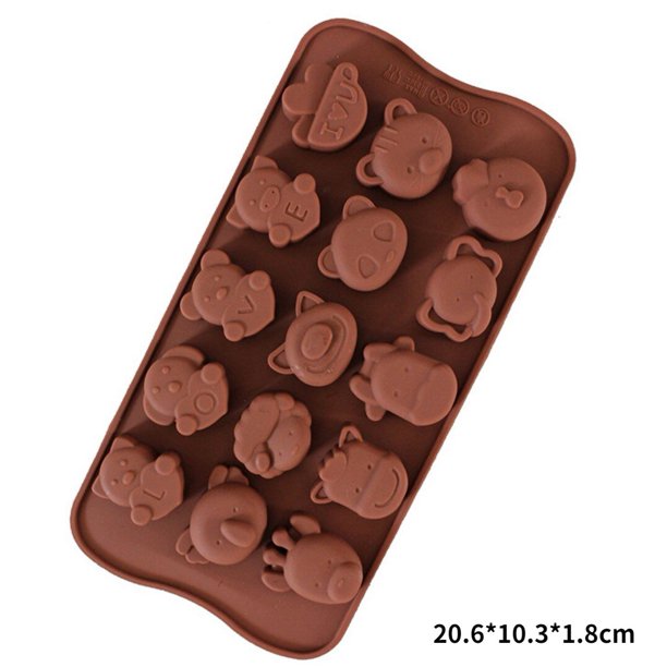 Molde de amor, accesorios para hornear de silicona, moldes para dulces de Chocolate DIY, suministros de decoración para magdalenas, herramientas para hornear, moldes para pasteles qym unisex