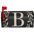thumbnail image 3 of Classic Monogram Letter B Mailbox Cover Magnetic Standard Size Waterproof Letter Post Box Cover Wrap Oversize Decoration Welcome Home Garden Outdoor 25.5" Lx 21" W, 3 of 6