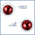 thumbnail image 3 of PTOOTP Sphères d'Observation Extérieures Rouge Acier Inoxydable Décoration de Jardin Lot de 1, 3 of 8