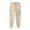 Beige, variant on JNGSA Womens Tie Waist Sweatpants with Pockets High Waist Athletic Fit Jogger Pants Lounge Trousers