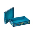 thumbnail image 2 of Jonathan Adler Large Lacquer Botanist Box, Blue, 2 of 2