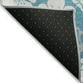 thumbnail image 3 of Addison Rugs Chantille Indoor/Outdoor Transitional Floral Turquoise Washable Rectangle Rug, 9' x 12', 3 of 6