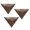 Rust Zinc, variant on Modern Home Triangle Living Wall Mounted Galvanized Steel/Zinc Succulent/Herb Planter (Aged Zinc, Single)
