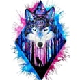 thumbnail image 1 of Pintura de diamante (DE5219) Kit de dibujo cuadrado DIY Ferocious Wolf 5D Craft 20X30cm Hugtrwg Para estrenar, 1 of 1