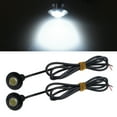 thumbnail image 3 of 1 Pair Ultra Thin 23mm 12V Car LED DRL Daytime Running Light Eagle Eye Lamp, 3 of 8