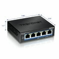 thumbnail image 5 of TRENDnet TEG-S50ES 5-Port Gigabit EdgeSmart Switch, 5 of 8