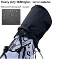 thumbnail image 4 of Funda de bolsa de golf impermeable de nailon 1680D para bolsas de 8.5 a 9.5 pulgadas, 4 of 9
