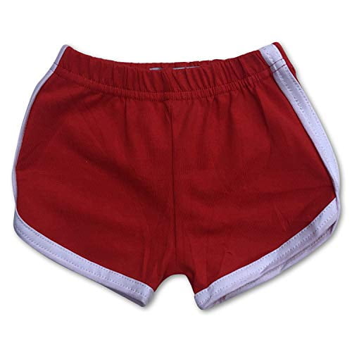 Retro Infant Toddler Red Gym Shorts 18 24m Red Walmart
