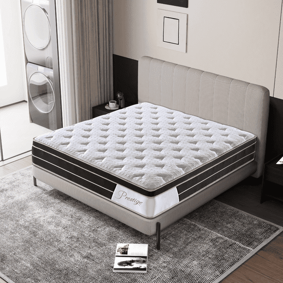 LivinVeluris King Mattress, 14 Inch Endy Mattress King Bed in a Box, Gel Memory Foam Hybrid Mattress for Pressure Relief and Cooling Comfort, CertiPUR-US Certified Memory Foam Mattress
