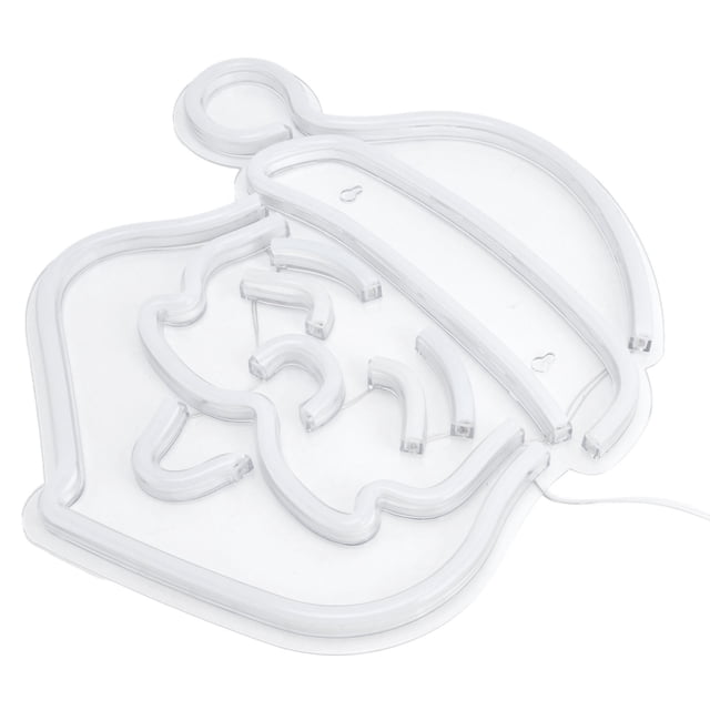 LED Santa Neon, Luz de neón LED Santa Santa Claus Luz nocturna Luces decorativas de Santa Claus Rendimiento lleno de energía