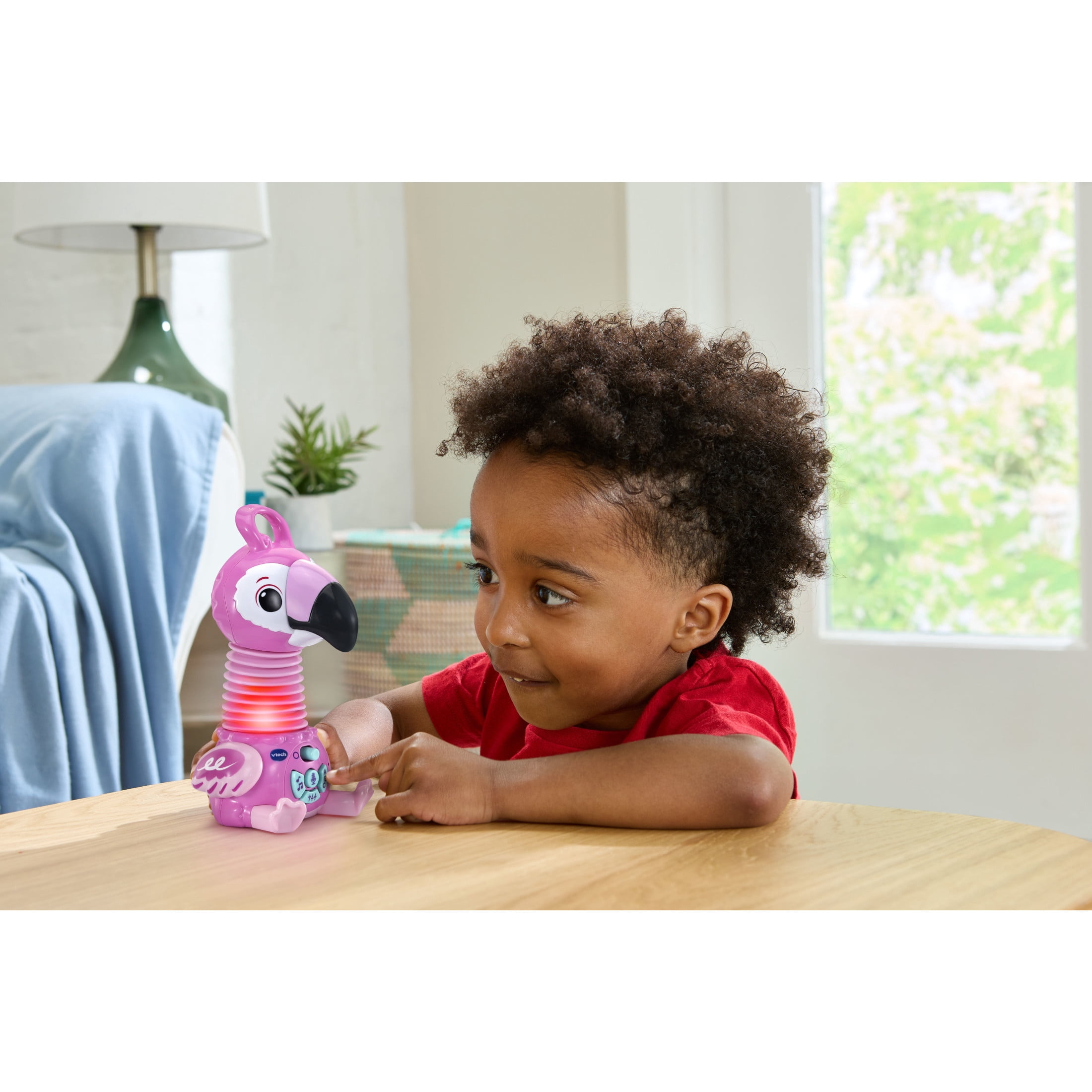 VTech Stretch & Play Letters Flamingo Musical Learning Toy for Toddlers - Electronic Pet