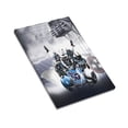 thumbnail image 3 of Panel de interruptores de pared con marco romano de cuero y luces de conmutación Titans, interruptor de luz individual, doble o con tirador, 3 of 8