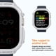 thumbnail image 4 of Funda Spigen Rugged Armor para Apple Watch Ultra 3/2/1 - Blanco, 4 of 8
