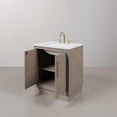 thumbnail image 6 of Water Creation 30" Wood Single Bathroom Vanity in Gray Oak and Gold, 6 of 10
