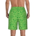 thumbnail image 3 of Naloa St Patrick's Day Men's Beach Shorts, Surfing shorts, Swim trunks, Quick Dry Swim Trunks for Surfing Beach Fun - 3X-Large, 3 of 9