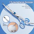 thumbnail image 6 of Professional Dog Grooming Scissors with Safety Round Tips,Dog Grooming Scissors Set: Thinning,Straight,and Curved Scissors and Comb for Long and Short Hair for Dogs and Cats (Blue-5 in 1), 6 of 9
