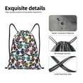 thumbnail image 3 of Yiaed Panda And Glasses Print Drawstring Bags Drawstring Backpack Bulk String Back Pack Gym Sport Bag-Medium, 3 of 5
