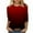 Wine, variant on LOVZFMLL Women's Tops Ombre Fashion Casual Essential Versatile Everyday Tee Shirt, Going Out Tops Crew Neck 3/4 Sleeve Relaxed Fit Blouse Fall Outfits for Women 2025