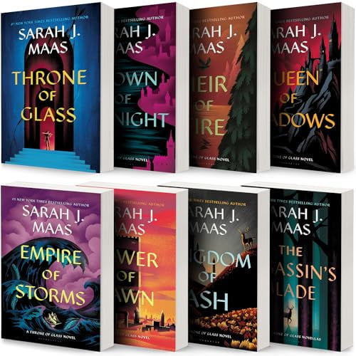 洋書 5 books, Sarah J. Mass, Throne of Glass Throne Of Glass Series Collection 5 Books Set By Sarah J
