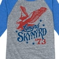 thumbnail image 3 of Lynyrd Skynyrd - Soaring Eagle - Toddler & Youth Raglan Graphic T-Shirt, 3 of 4