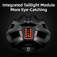 thumbnail image 3 of ROCKBROS Cycling Helmet Bike Helmet With Taillight( 57-62cm Universial adjustment, 24 Vents, USB, Waterproof), 3 of 7