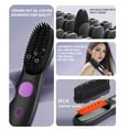 thumbnail image 5 of Cordless Hair Straightener Brush – Portable Ionic Hot Comb, Mini Travel Hair Straightening Brush for Women, Lightweight for Home Or On-The-Go Styling, 5 of 7