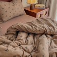 thumbnail image 5 of Brown Bow Duvet Cover Bows Bowknot Print Kawaii Bedding Set Kids Girls Cute Black Bow Tie Microfiber Comforter Cover with Zipper Closure Queen Size, 5 of 5