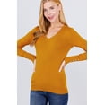 thumbnail image 3 of V-neck Sweater W/rivet Button, 3 of 5