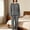 Grey, variant on Hkoxplj Women Thickened Coral Fleece Pajama Set Long Sleeve Crewneck Top and Elastic Cuff Jogger Pants Soft Plush Fuzzy Loungewear Set Cozy Warm Winter Sleepwear 2 Piece Outfit Plus Size