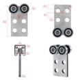 thumbnail image 2 of Conjunto de rodamientos de rodillos Trolley, carritos Fuperoo de 2 ruedas, 2 of 6