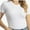 White, variant on Short Sleeve Shirts for Women Basic Women' T-Shirts Trendy Stretchy Lightweight Summer Casual Tops
