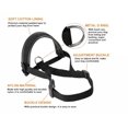 thumbnail image 3 of Dog Muzzle, [Upgraded] Nylon Soft Muzzle Anti-Biting Barking Secure, with Reflective Strip & Overhead Strip (Red，L), 3 of 4