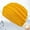 Yellow, variant on Men Women Thick Warm Slouchy Beanie Hat, Thermal Insulated Lined Knit Cap with Multi Rib Texture, Windproof Winter Skull Hat for Ski Daily Outdoor Gold A
