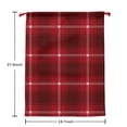 thumbnail image 2 of Christmas Sack – 28" X 20" Canvas Gift Bag with Drawstring, Full Print Polyester Santa Sack, Durable Reusable Xmas Gift Bag for Holiday, Party & Storage, 2 of 5