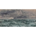 thumbnail image 3 of John Brett 18x11 Black Modern Framed Museum Art Print Titled - Heavy Squall off the Start Lighthouse (1885), 3 of 5