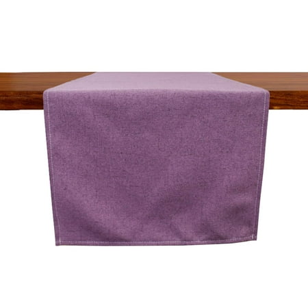

Fennco Styles Classic Solid Table Runner 16 x 54 Inch - Purple