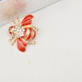 thumbnail image 3 of Abeja broche esmalte lindo exquisito diamantonal encantador romántico vendimia pechuga de la vendimia día de San Valentín broches para mujer joyería regalo rojo Inevent AP004693-03, 3 of 7