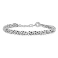 thumbnail image 3 of Auriga Fine Jewelry 925 Sterling Silver Rhodium-plated 7inch w/1inch Ext Bracelet for Women, 3 of 7