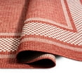 thumbnail image 5 of Home Dynamix Tripoli Julie Modern Border Indoor/Outdoor Area Rug, Terracotta/Ivory, 5'2"x7'2", 5 of 9