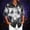 Black #004, variant on Halloween Shirts for Men Ghost Witch Hat Print Henley Fall Shirt Skeleton Breathable Loose Fit Long Sleeve Novelty Vintage Costumes L