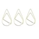 thumbnail image 1 of Seitruly 50 piezas de Clips de papel pequeños, abrazaderas de negocios de Metal con forma de gota de agua Vintage, suministros de papelería simples Carpetas de archivos Oro, 1 of 6