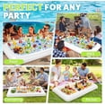 thumbnail image 4 of Barra Inflable para Hielo Alimentos Bebidas Ensaladas Barra Flotante para Buffet con Tapón de Drenaje para Fiesta en Piscina BBQ Picnic Acampada Playa, 4 of 7
