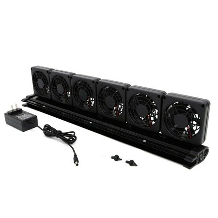 Miumaeov 4/6 Fish Tank Cooling Fan Aquarium Tank Cold Wind Chiller Water Cooler Adapter