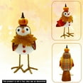 thumbnail image 4 of Gaecuw Maple Leaf Pumpkin Bird Figurine Doll Window Hanging Venue Setup Fall Home Decor, Halloween Indoor Decor for Thanksgiving Decoration Indoor(B, Cloth), 4 of 4