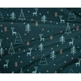 thumbnail image 5 of oneOone Polyester Spandex Black Fabric Christmas Doodle Dress Material Fabric Print Fabric By The Yard 56 Inch Wide, 5 of 6
