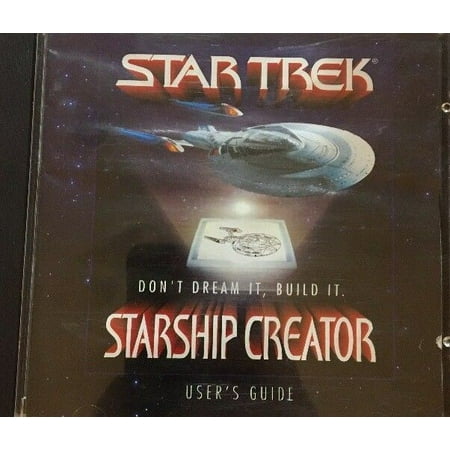 StarTrek Starship Creator Windows 95/98 OR MAC CD-ROM PC-TESTED-RARE