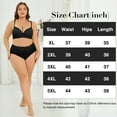thumbnail image 4 of Zimi 4-Pack Women's Plus Size High Waisted Briefs Panties XL-5XL Big Curvy Woman Lace Cotton Underwear, 4 of 6